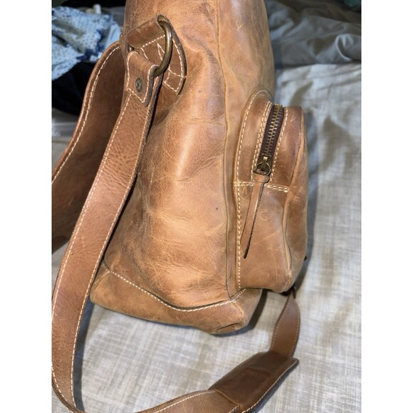 Handmade Leather Satchel NOVICA Artisan Shoulder Bag Mexico Brown Hinojosa 11.5 - Picture 16 of 16